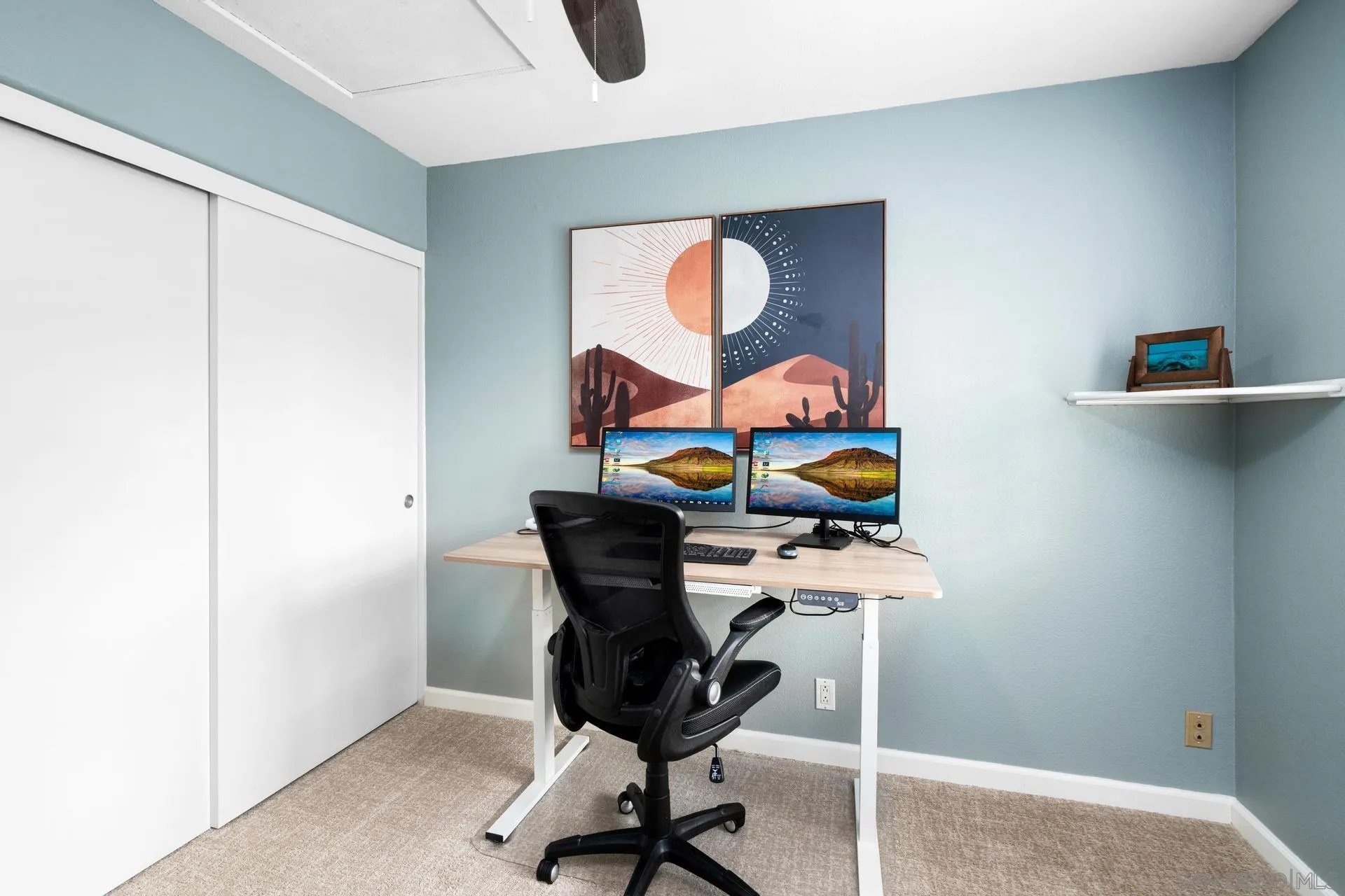 405 Whispering Willow Drive, Unit C Santee, CA 92071 - Photo 20 of 39 a view of a workspace