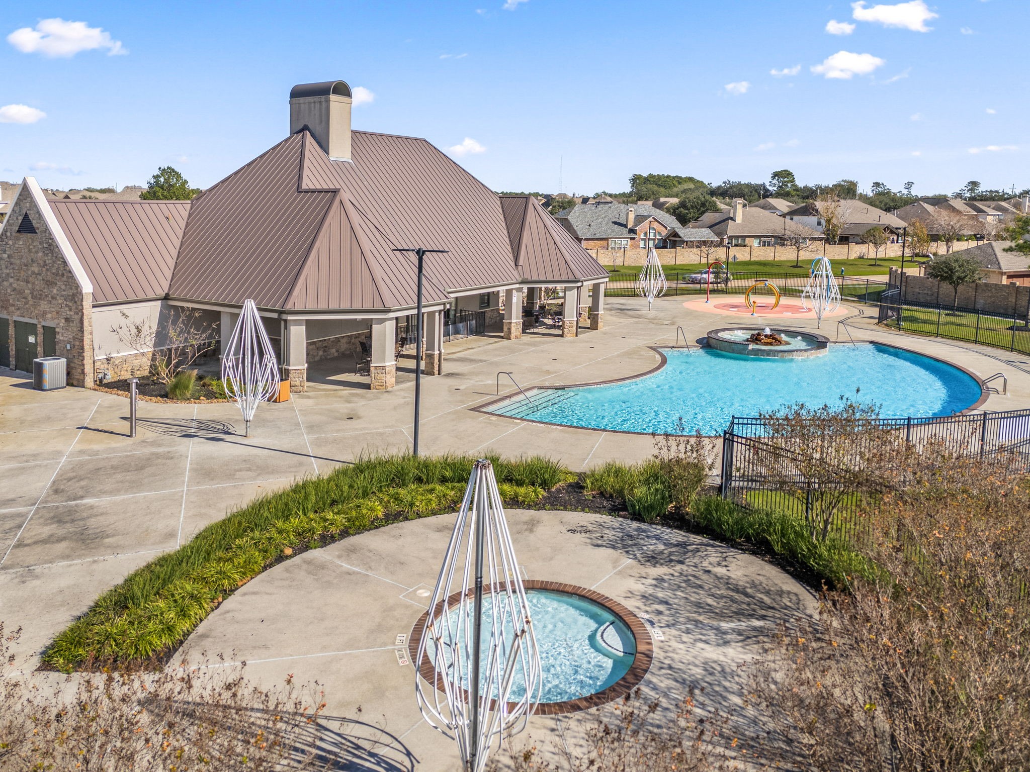 12514 Randy Riley Way Tomball, TX 77377 - Photo 42 of 44 a house view with a outdoor space