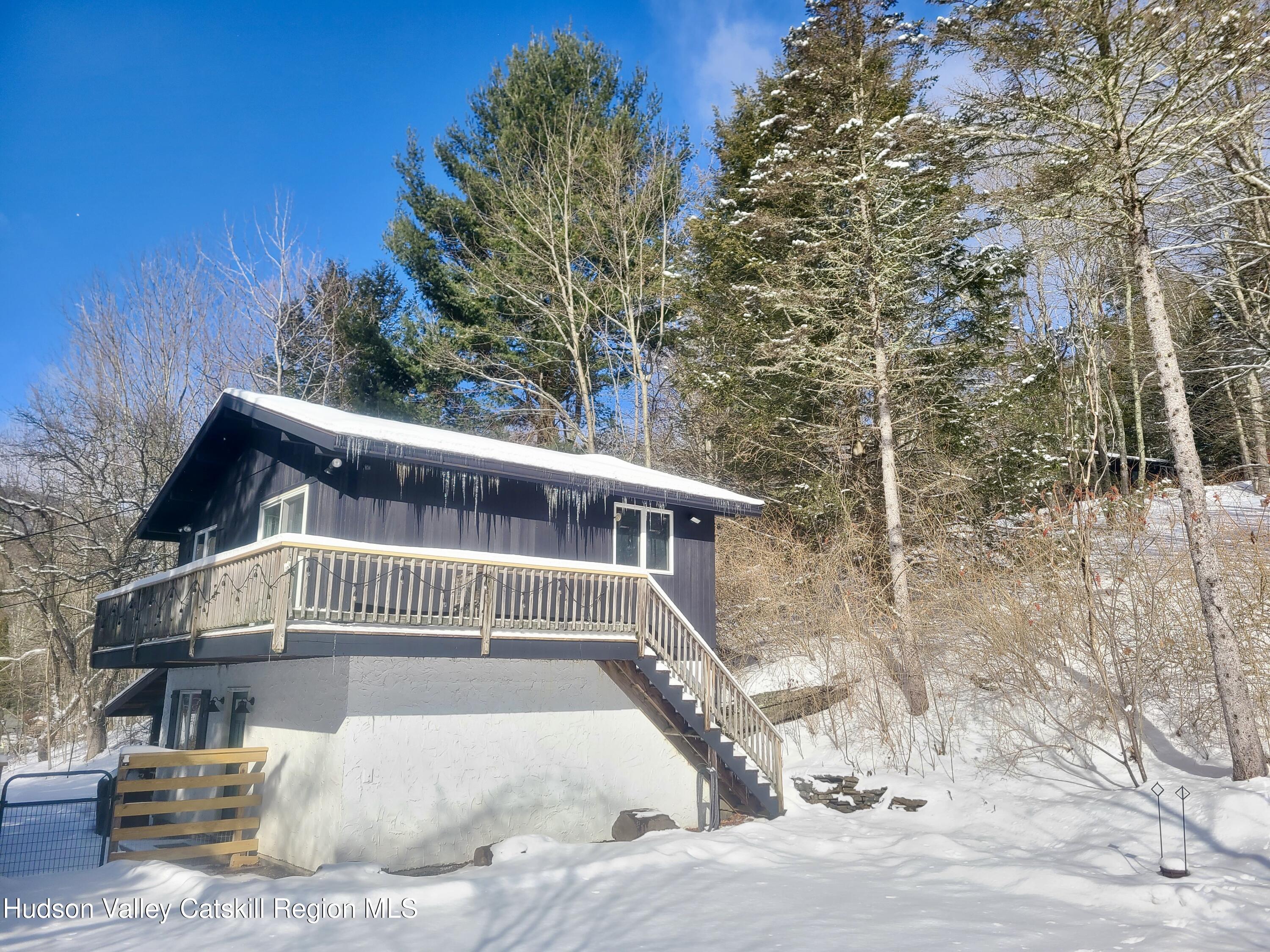 11 Rose Mountain Road Pine Hill, NY 12465 - Photo 21 of 26 a front view of a house with a yard