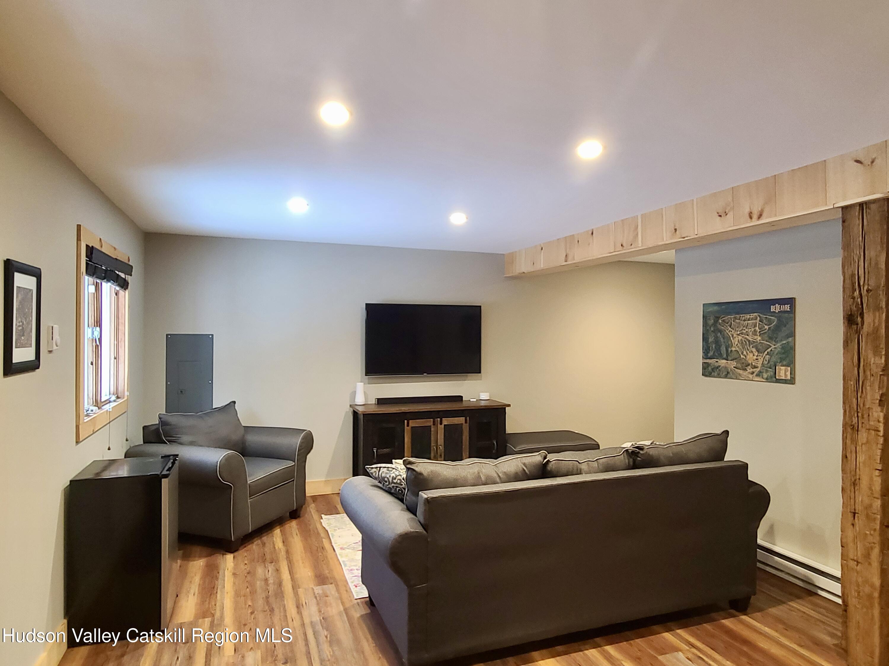 11 Rose Mountain Road Pine Hill, NY 12465 - Photo 6 of 26 a living room with furniture and a flat screen tv