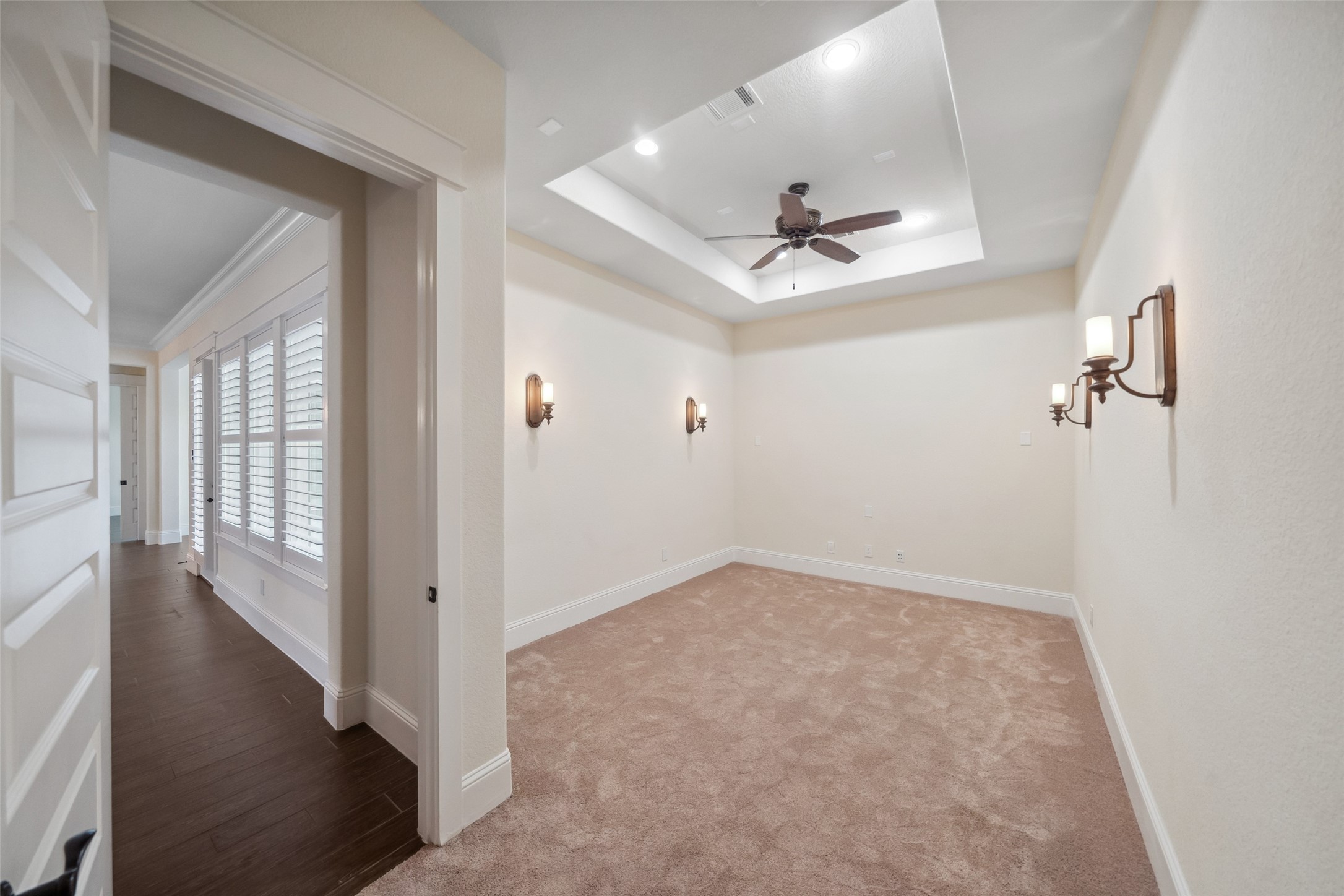 2149 Rope Maker Road Conroe, TX 77384 - Photo 15 of 45 wooden floor in an empty room with a window