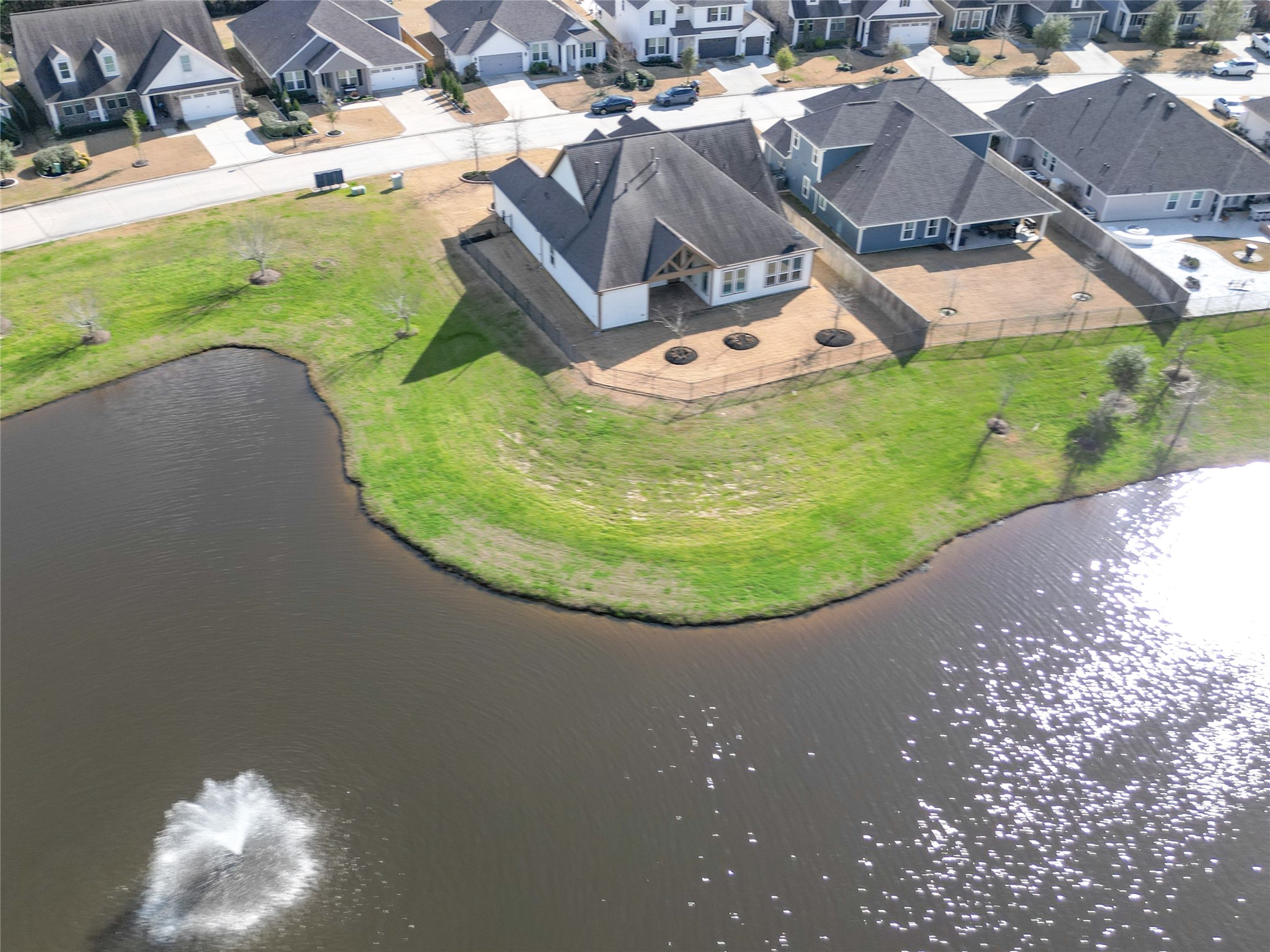2149 Rope Maker Road Conroe, TX 77384 - Photo 34 of 45 an aerial view of a house with outdoor space