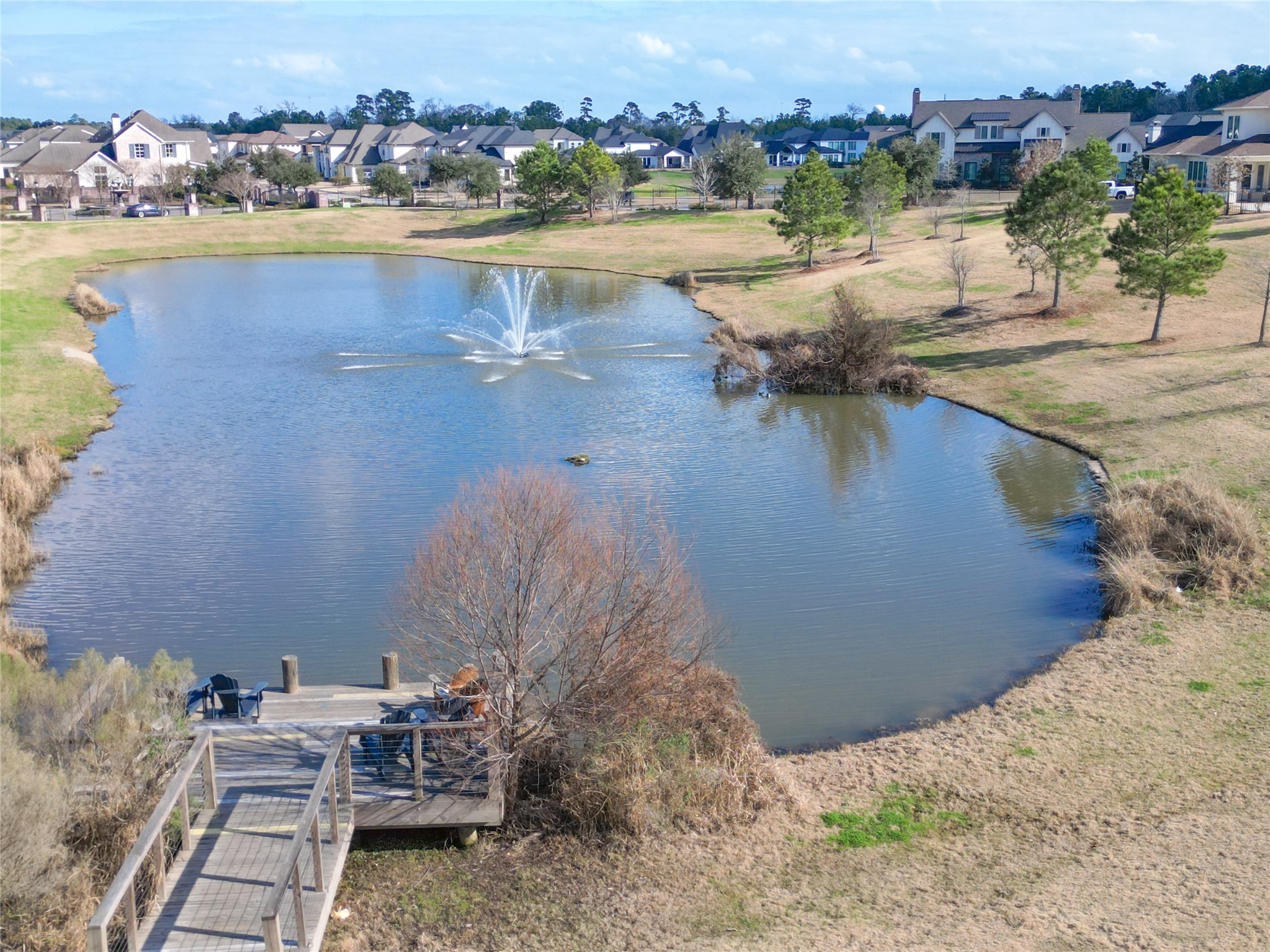2149 Rope Maker Road Conroe, TX 77384 - Photo 40 of 45 a view of a lake with outdoor space