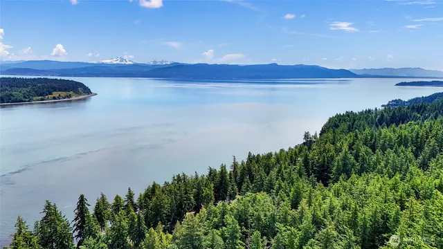a view of lake with mountain