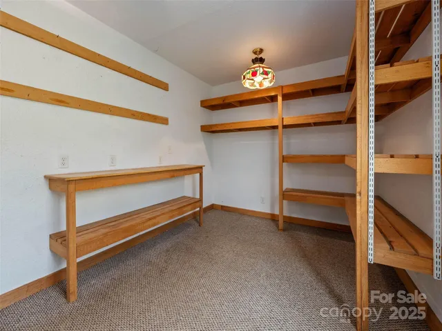 a view of room with stairs