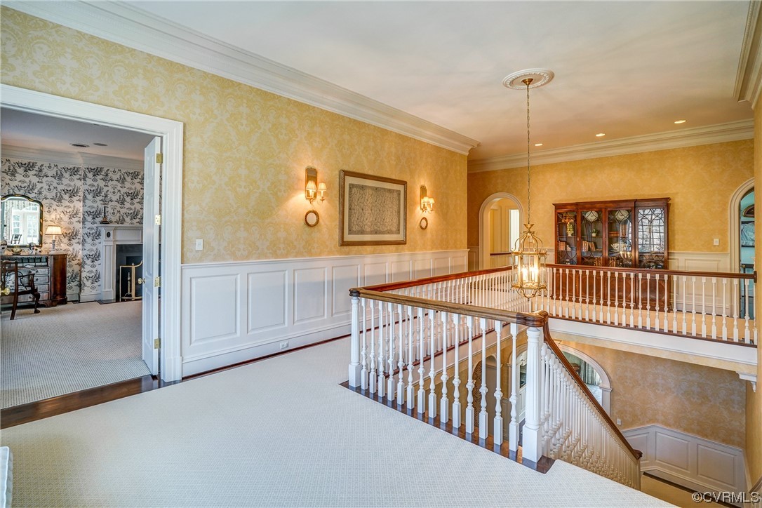 501 Rivergate Drive Henrico, VA 23238 - Photo 21 of 50 a view of a hallway with wooden floor and windows