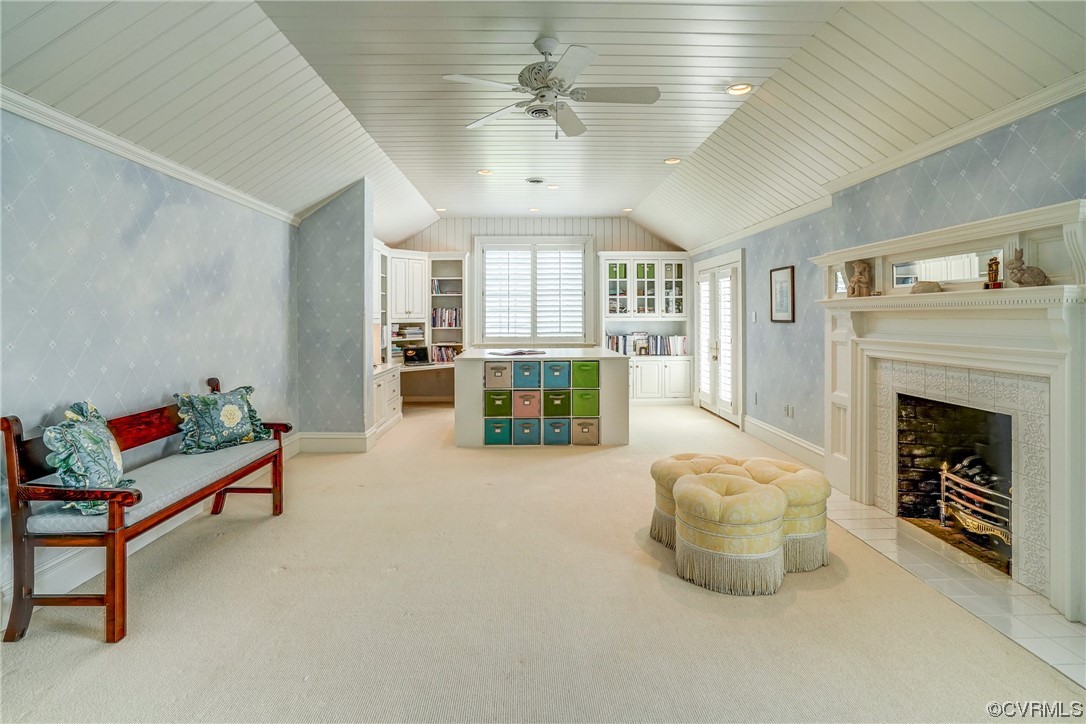 501 Rivergate Drive Henrico, VA 23238 - Photo 28 of 50 a living room with furniture and a fireplace