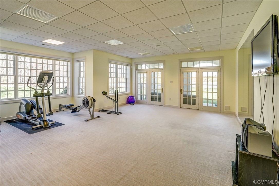 501 Rivergate Drive Henrico, VA 23238 - Photo 34 of 50 a view of a room with gym equipment