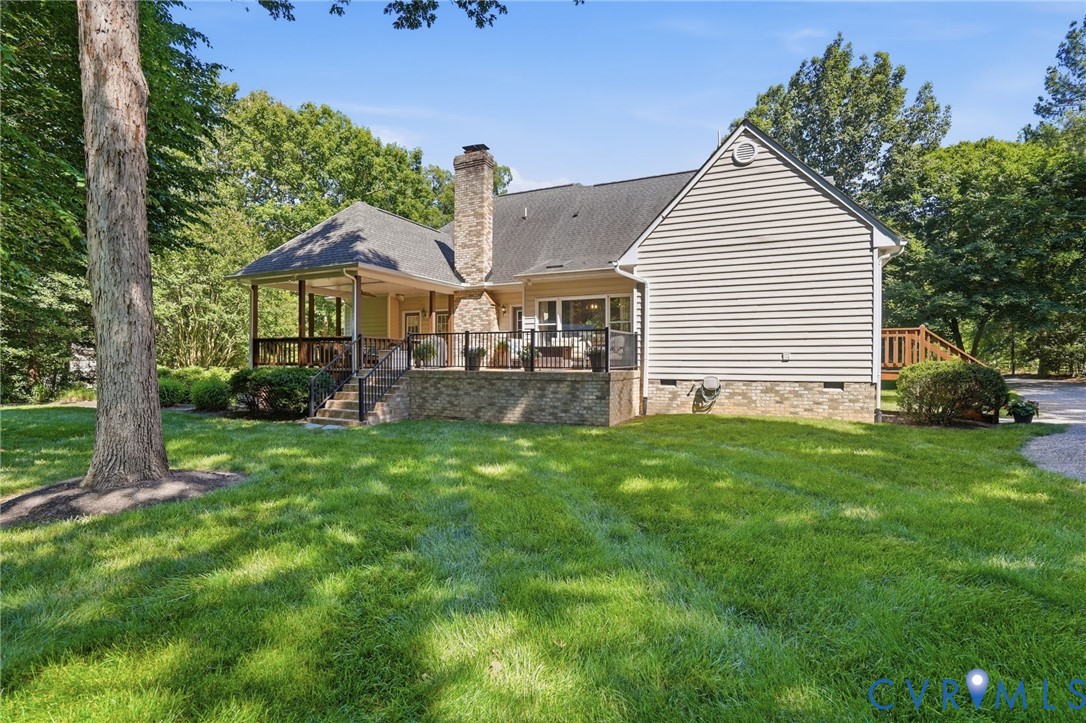 12123 Deer Ridge Court Ashland, VA 23005 - Photo 60 of 63 a view of a house with a back yard