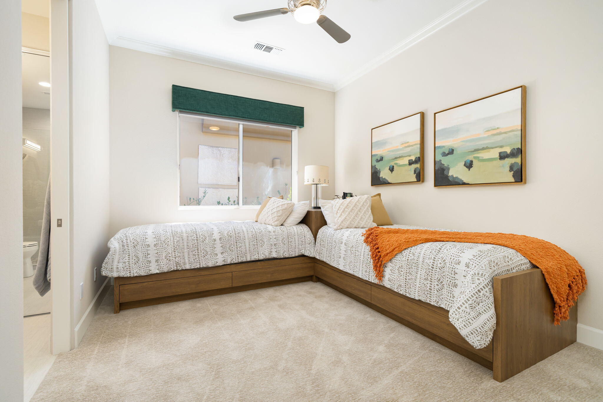 142 Loch Lomond Road Rancho Mirage, CA 92270 - Photo 49 of 62 a bedroom with a bed and painting on the wall