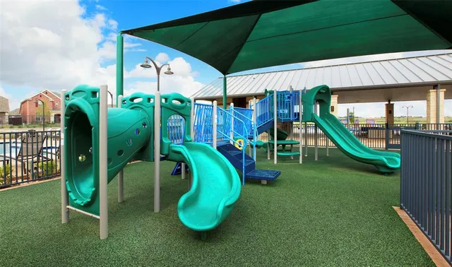 a front view of a building with street view