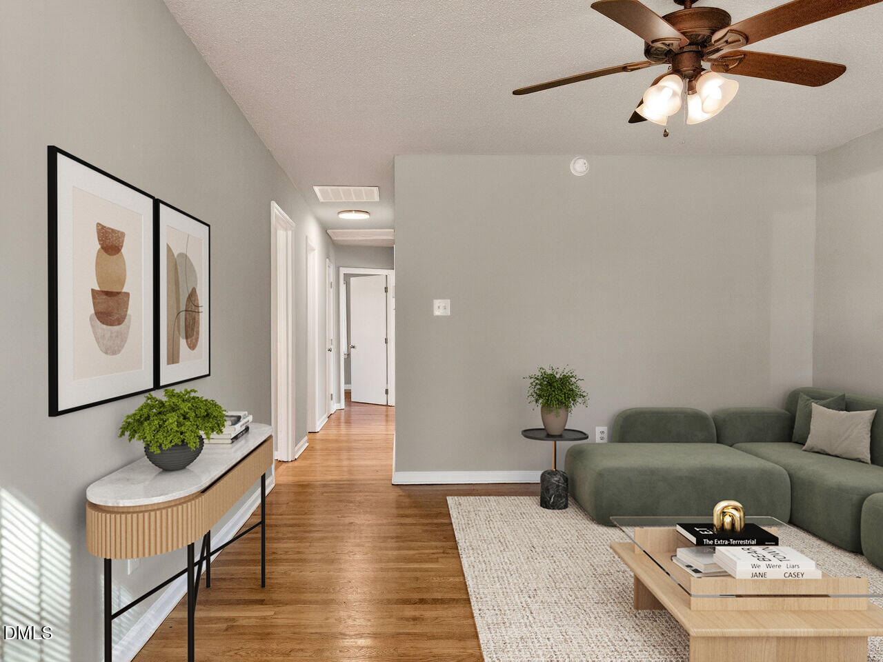 2811 Club Plaza Road Raleigh, NC 27603 - Photo 3 of 38 a living room with furniture and a potted plant