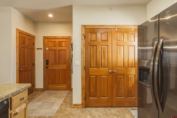 a view of swimming pool with a yard