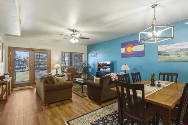 a view of a pathway with a yard