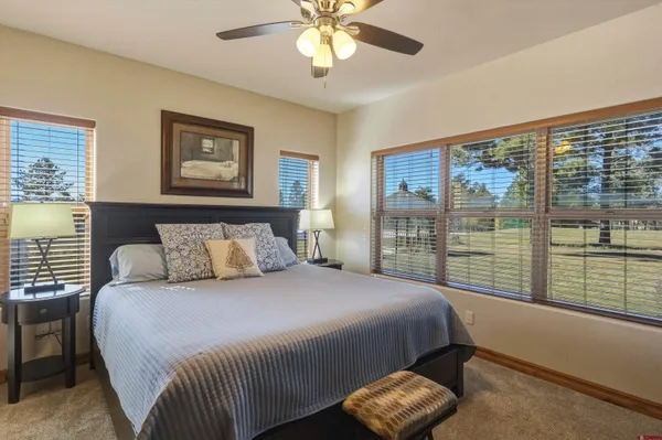 a view of a building with a yard