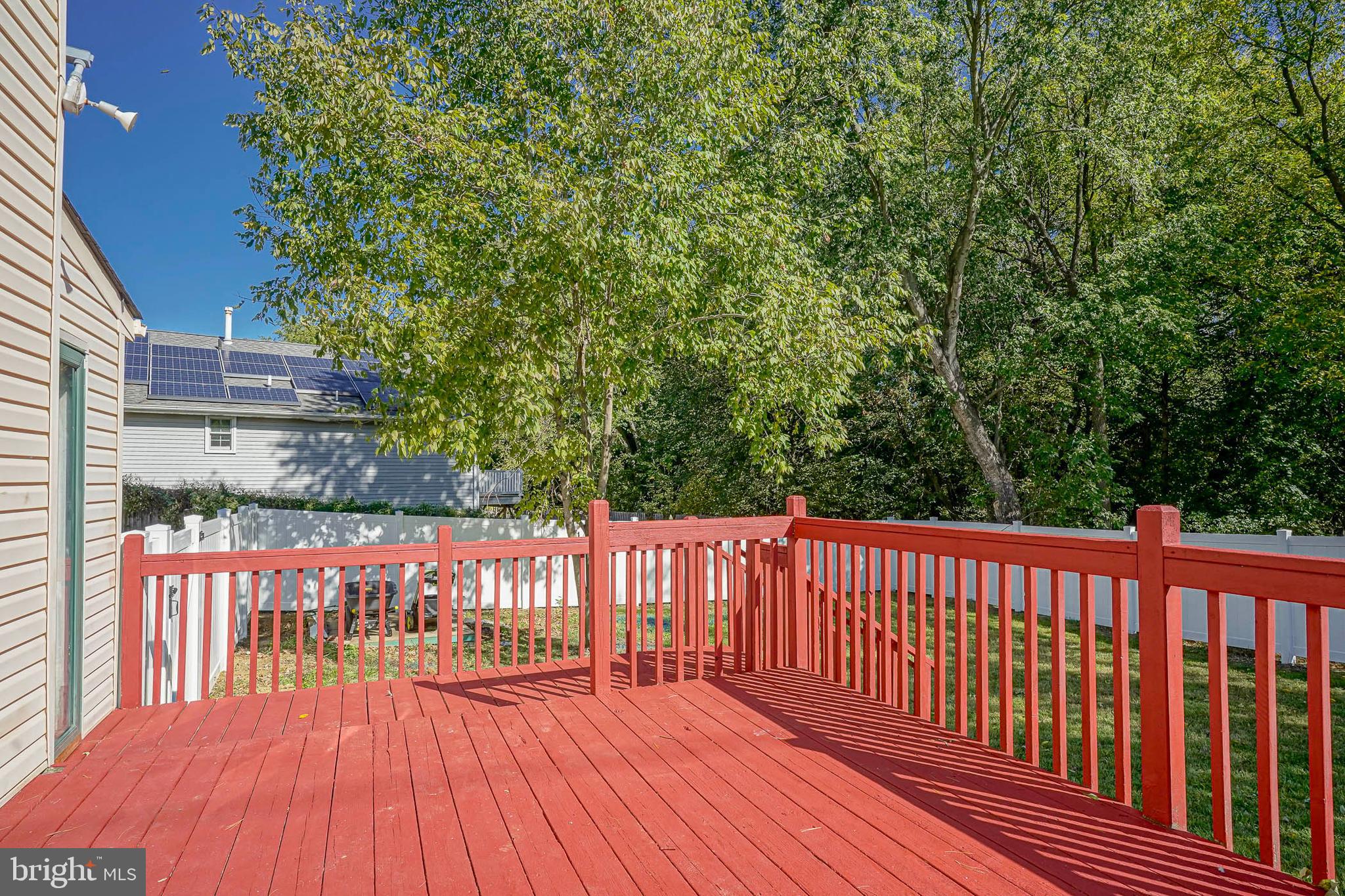 166 East Evesham Road Cherry Hill, NJ 08003 - Photo 30 of 34 a view of a deck with wooden floor and fence