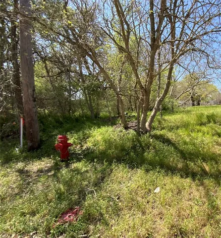 a view of a backyard of the house