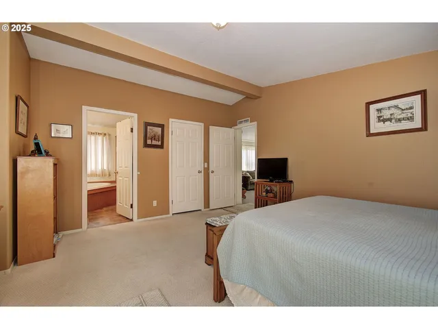 a view of a porch with wooden floor and stairs
