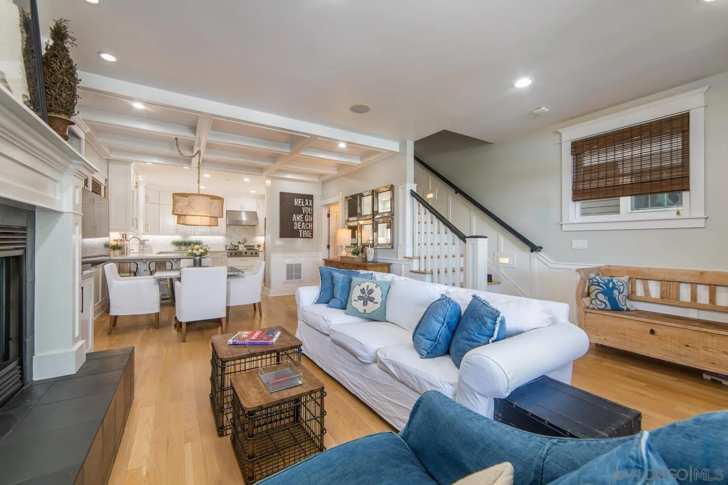 717 G Avenue Coronado, CA 92118 - Photo 5 of 33 a living room with furniture and kitchen view