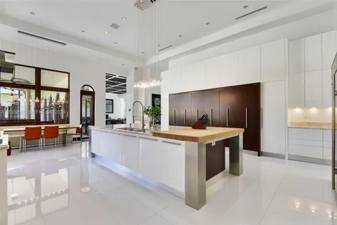 a living room with a couch and a table