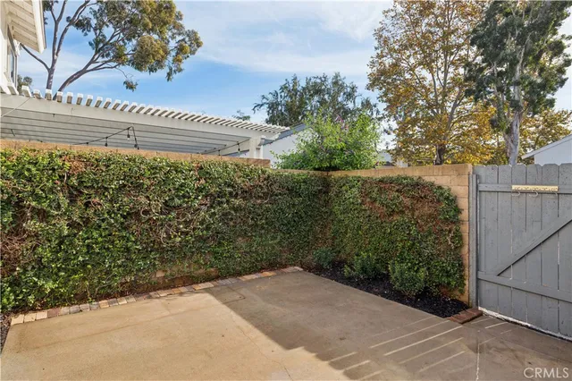 a house with a glass door