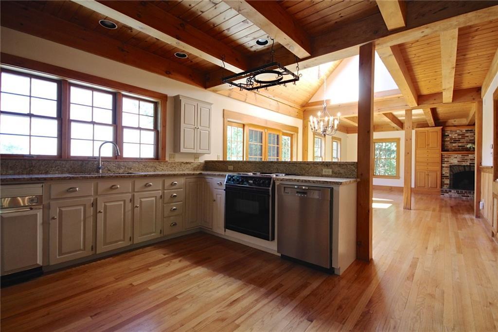 25 Cranberry Pond Road Raymond, ME 04071 - Photo 13 of 35 Kitchen is open to dining area and...