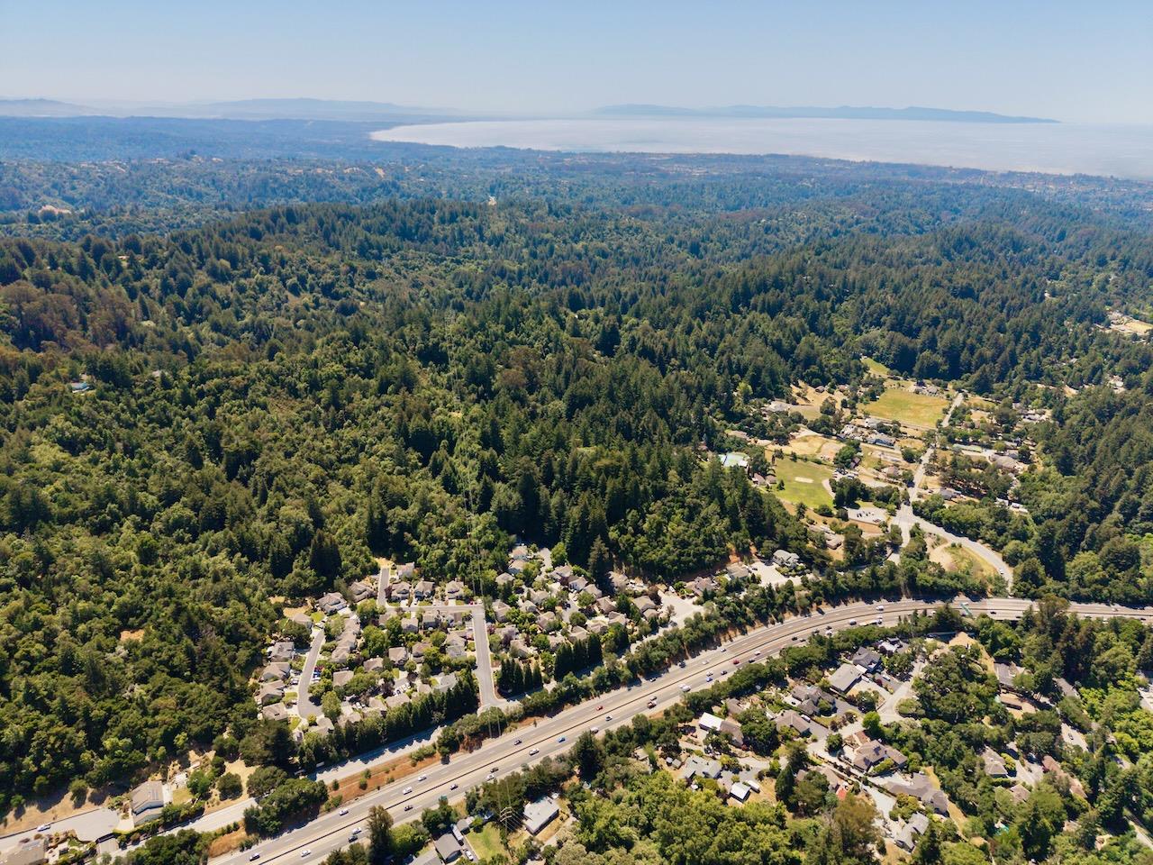 307 Sidesaddle Circle Scotts Valley, CA 95066 - Photo 116 of 116 an aerial view of house with yard and mountain view in back
