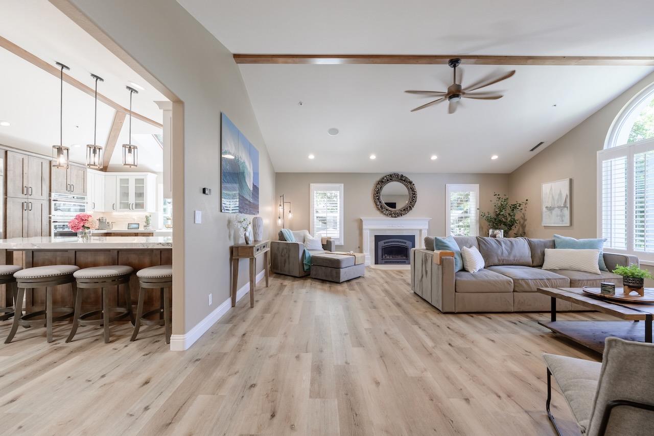 307 Sidesaddle Circle Scotts Valley, CA 95066 - Photo 26 of 116 a living room with furniture and a large window