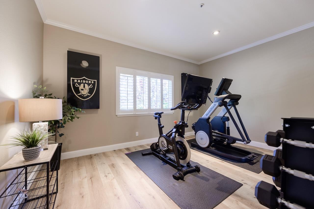 307 Sidesaddle Circle Scotts Valley, CA 95066 - Photo 63 of 116 a view of a room with gym equipment