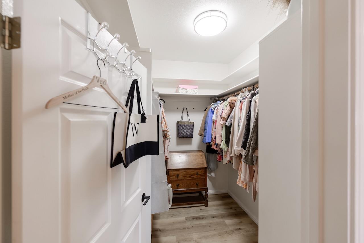 307 Sidesaddle Circle Scotts Valley, CA 95066 - Photo 72 of 116 a view of walk in closet with clothes and shoes