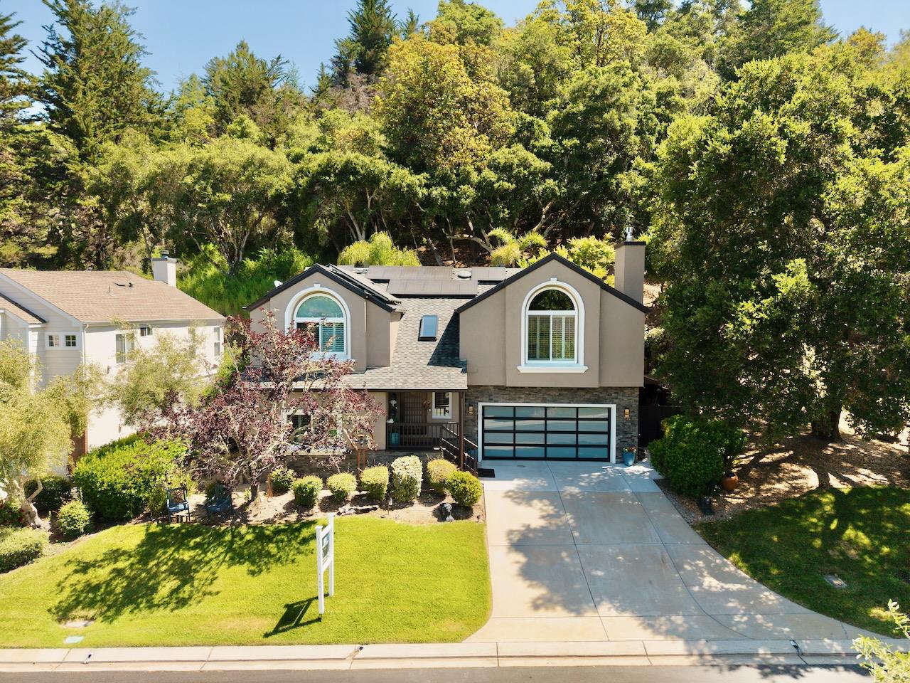 307 Sidesaddle Circle Scotts Valley, CA 95066 - Photo 84 of 116 a front view of a house with a yard