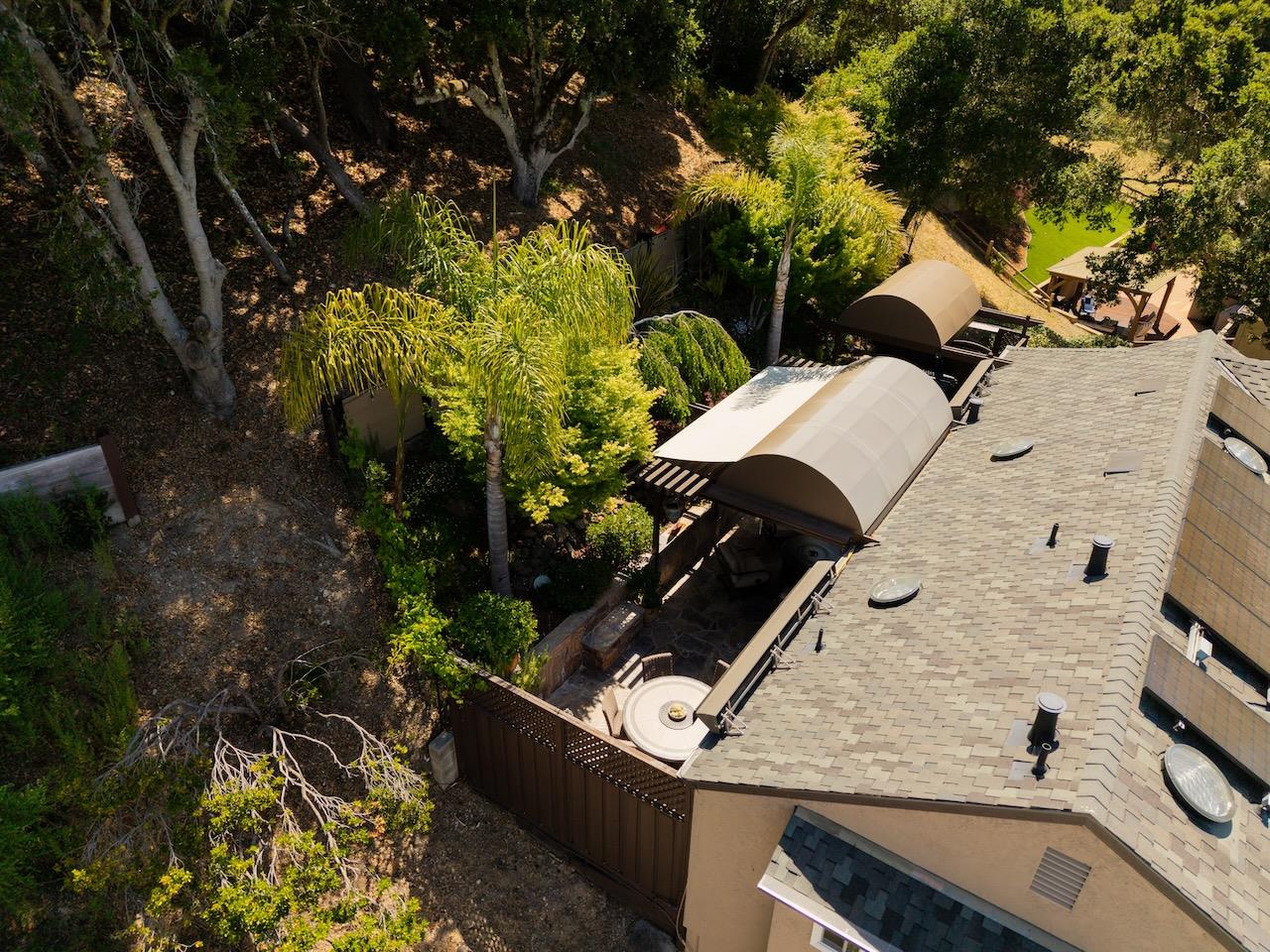 307 Sidesaddle Circle Scotts Valley, CA 95066 - Photo 87 of 116 a view of a backyard with couches and a table