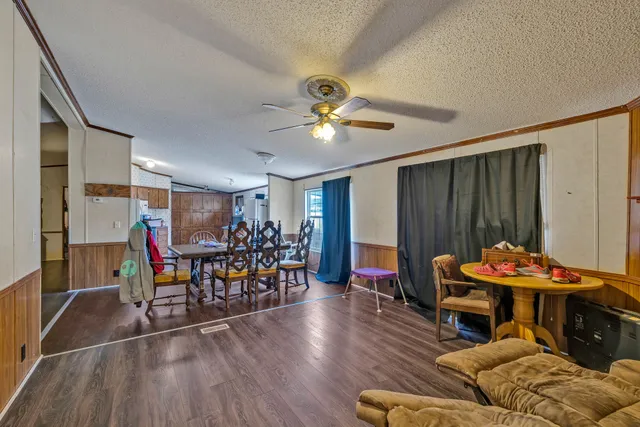 a outdoor space with furniture