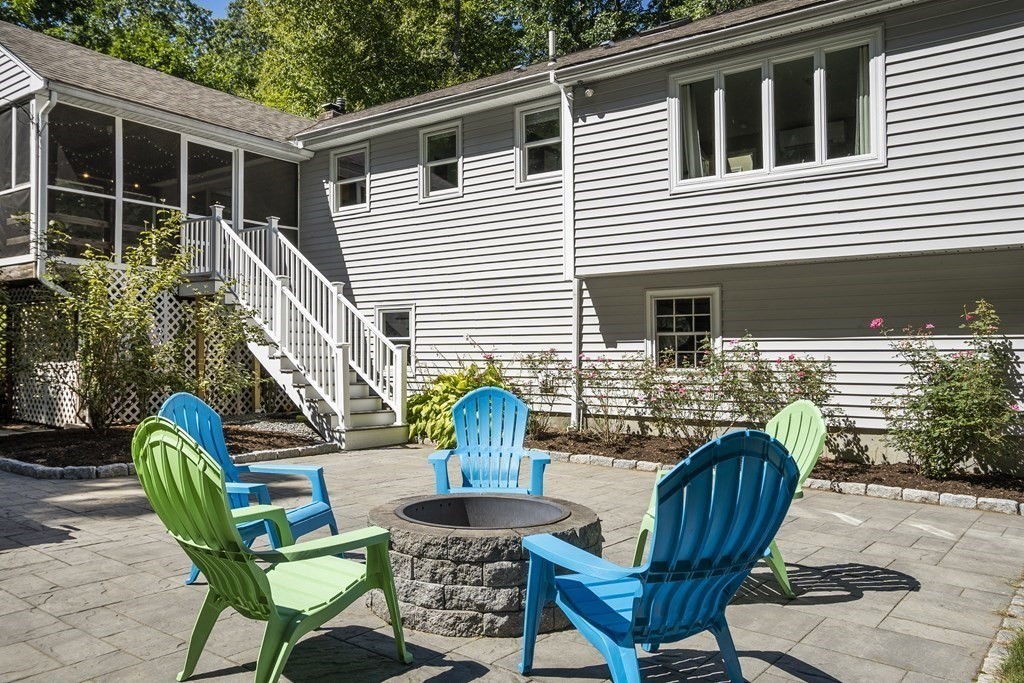 221 Red Acre Road Stow, MA 01775 - Photo 25 of 28 a view of a patio with couple of chairs