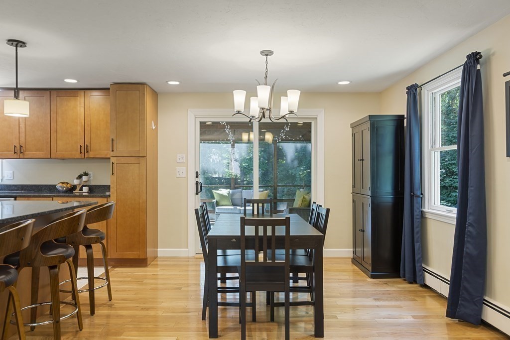 221 Red Acre Road Stow, MA 01775 - Photo 5 of 28 a view of a dining room with furniture window and wooden floor
