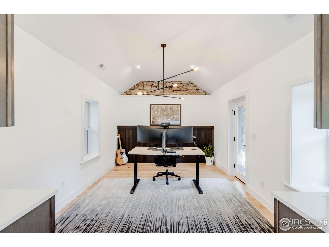 2795 14th Street Boulder, CO 80304 - Photo 13 of 31 Main Floor Office or Family Room with fireplace