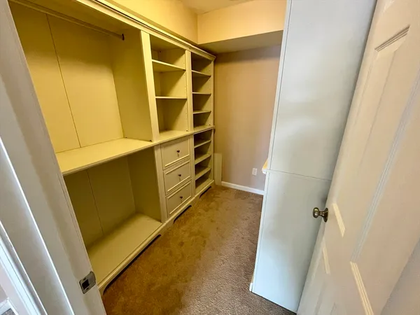 a view of walk in closet