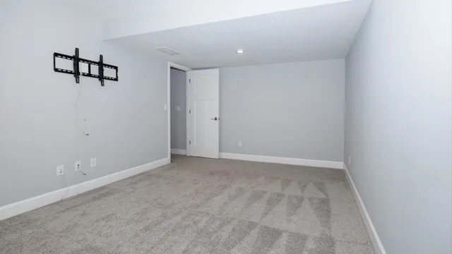 a view of an empty room