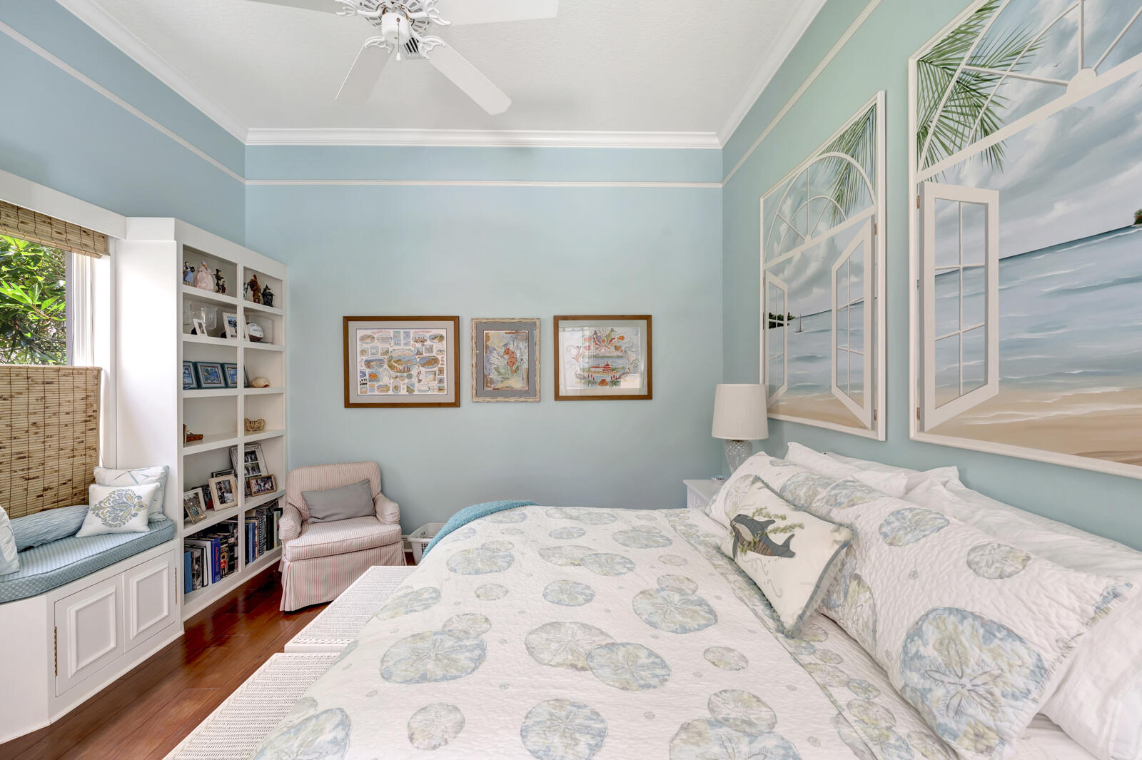 201 Seaside Pathway Vero Beach, FL 32963 - Photo 14 of 53 a bedroom with a bed furniture and a window