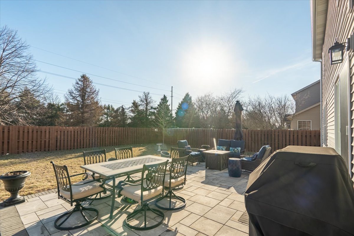 801 Balsam Road Normal, IL 61761 - Photo 46 of 56 a view of a tables and chairs on the roof deck