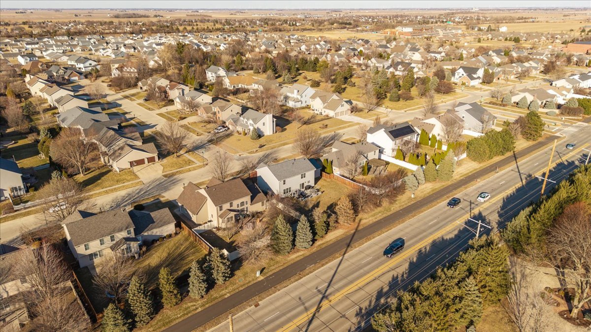 801 Balsam Road Normal, IL 61761 - Photo 56 of 56 an aerial view of residential building and parking space