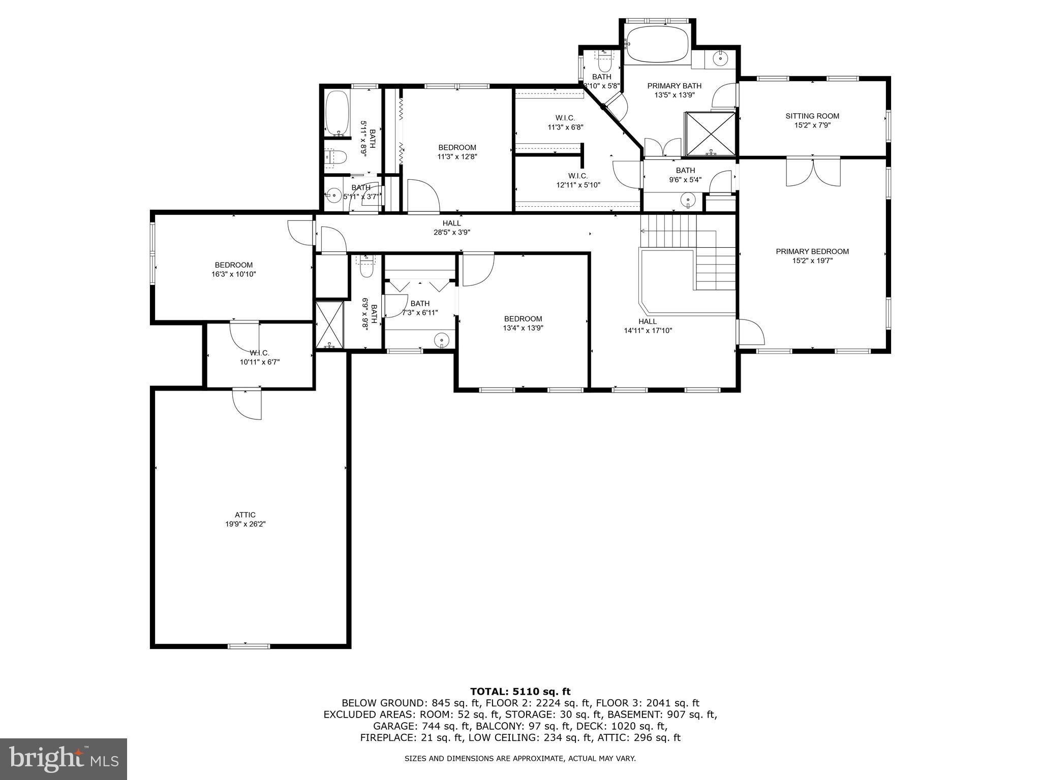 3 Greenstone Way Malvern, PA 19355 - Photo 73 of 74 Second Level floor plan