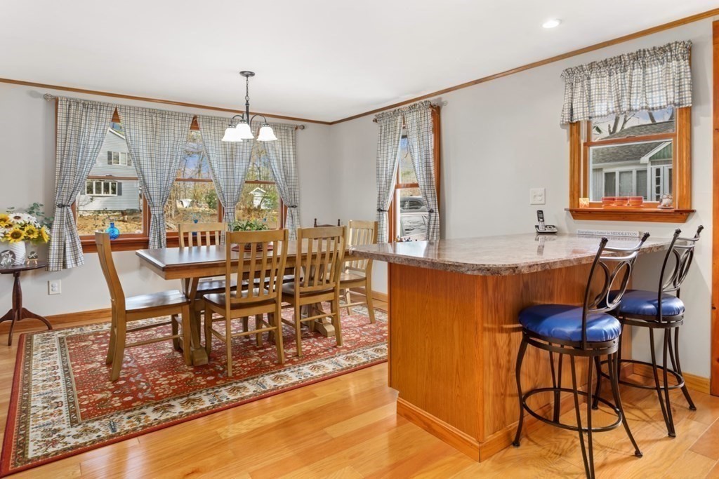 1 Mill Street Middleton, MA 01949 - Photo 15 of 30 a view of a dining room with furniture window and outside view