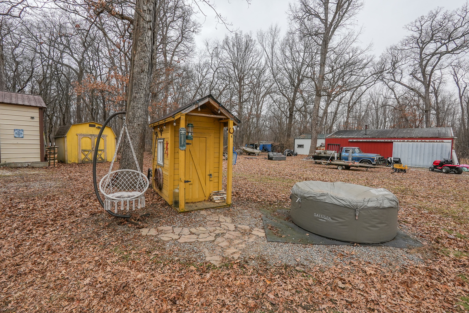 2821 Shadow Road Momence, IL 60954 - Photo 30 of 50 a front view of a house with a yard and garage