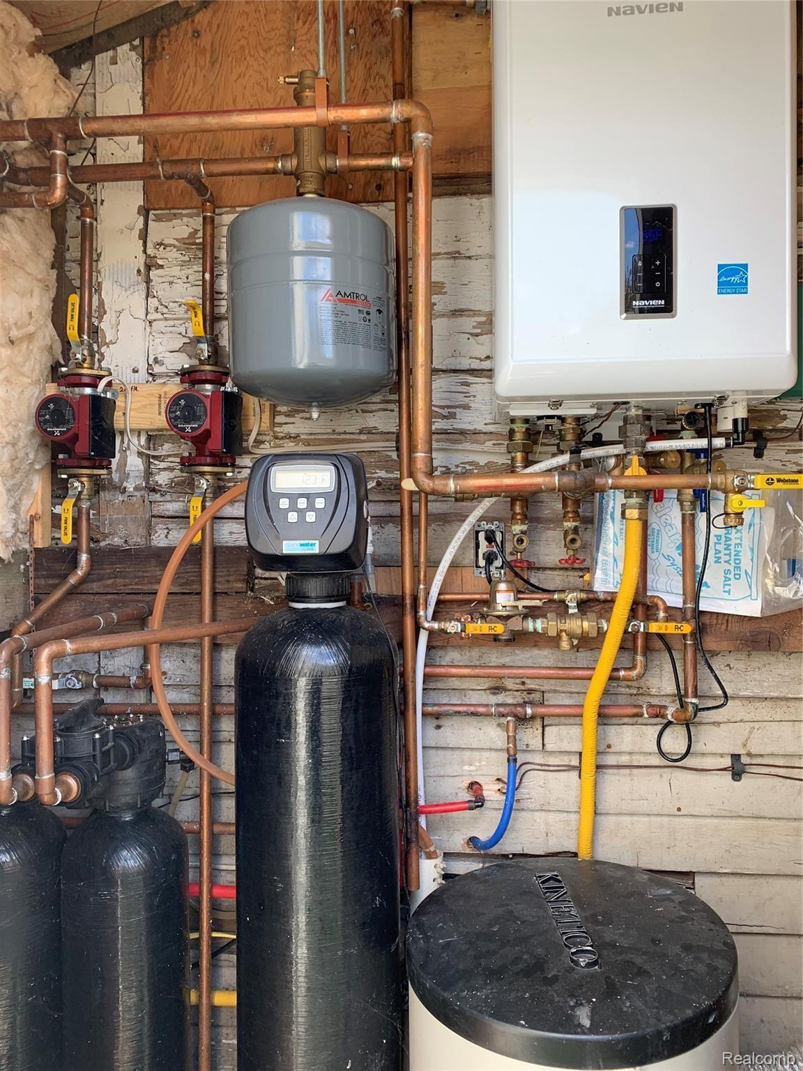 8826 Riverside Drive Brighton, MI 48116 - Photo 30 of 31 2018. Navien on Demand Water Heater and Boiler for Radiant Heat. R/O system for the entire home!