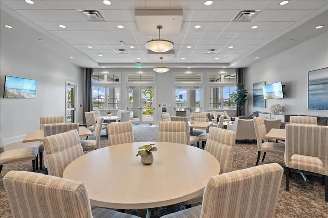 a view of a park with slide