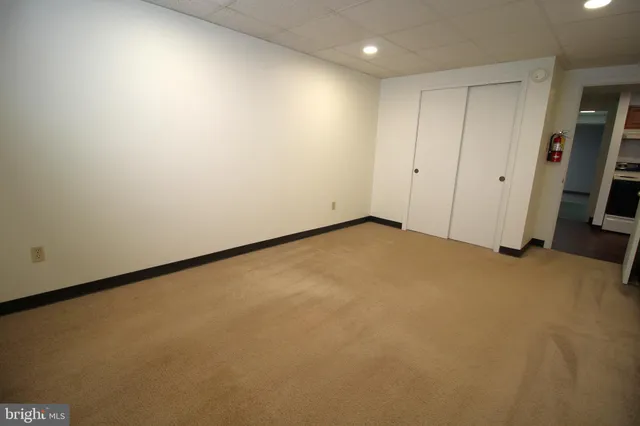 a view of an empty room