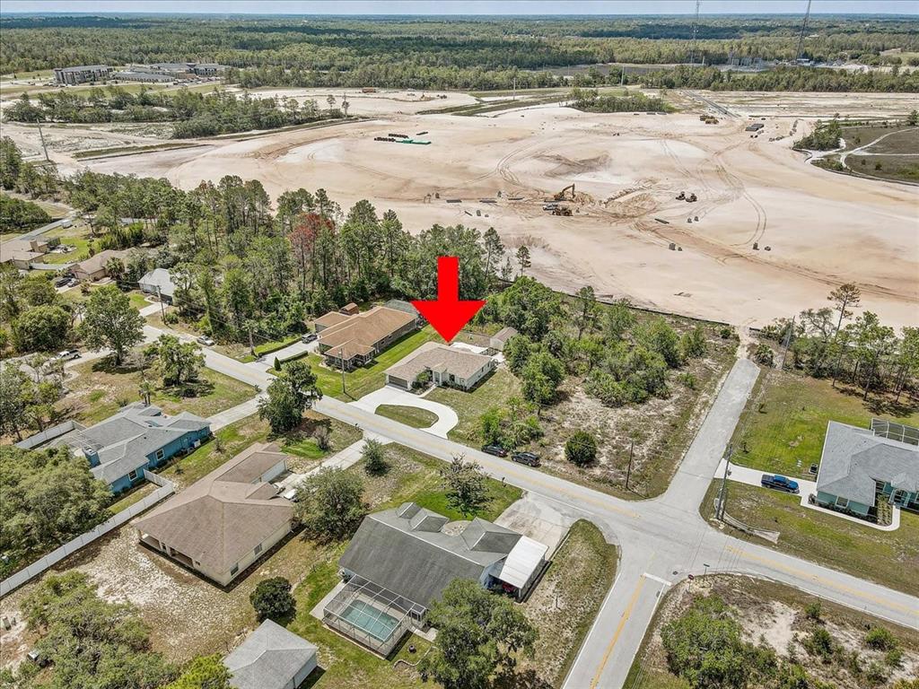 7314 Madrid Road Weeki Wachee, FL 34613 - Photo 41 of 54 an aerial view of residential houses with outdoor space