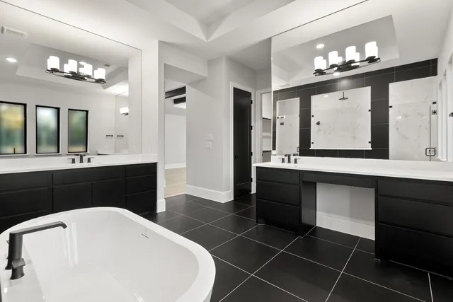 a bathroom with a sink a toilet and a bathtub