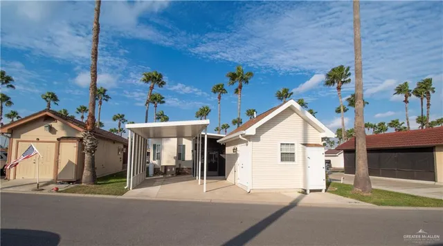 a view of a house with a outdoor space